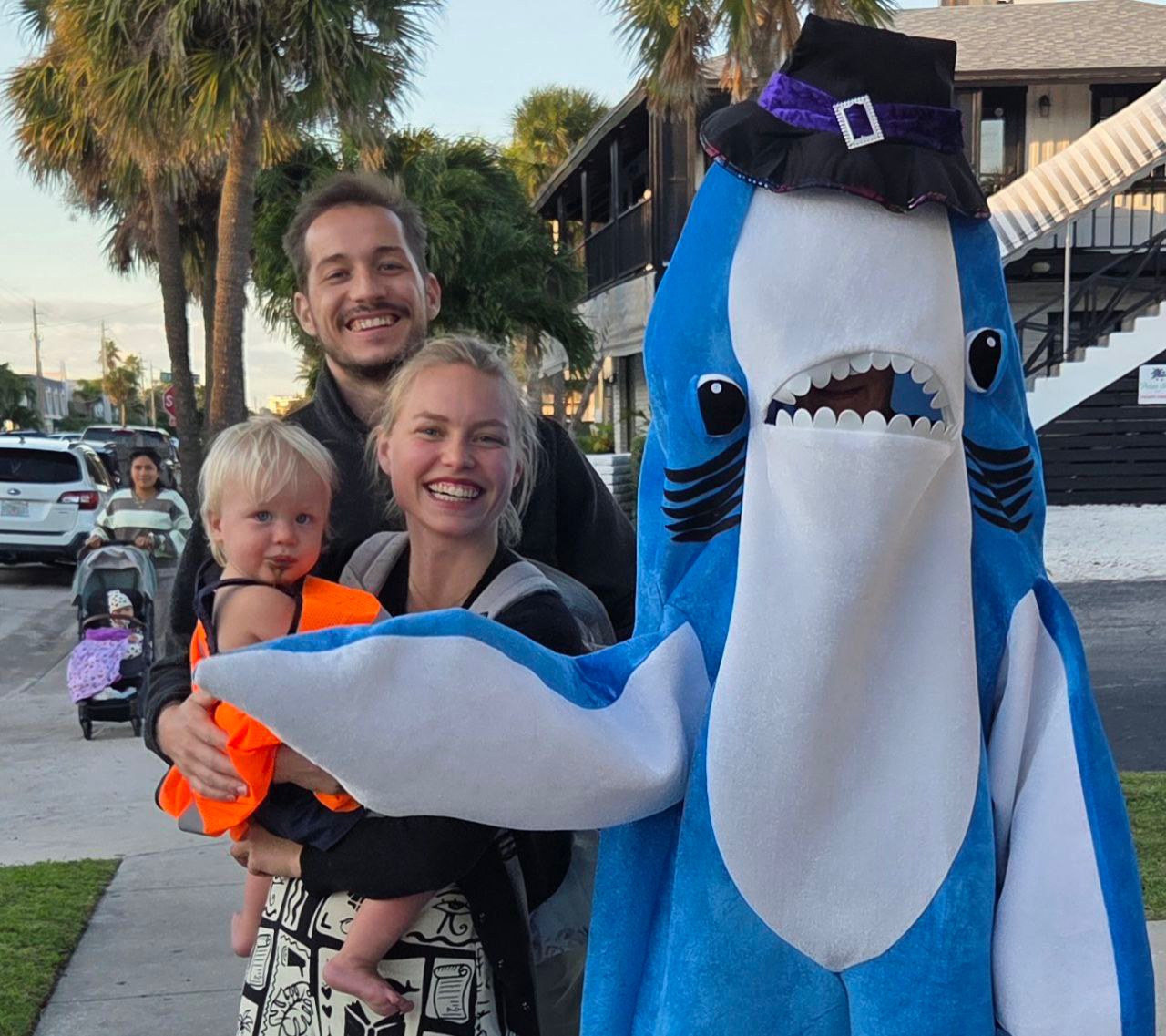 Alex Winkler with family in Florida